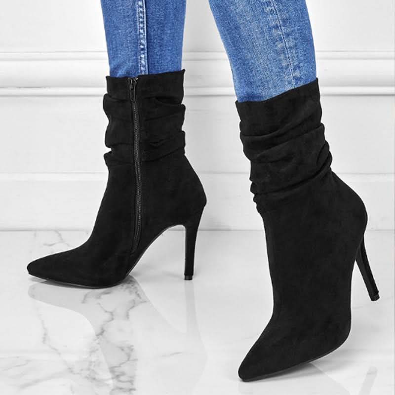 Lune London | Elegant Ankle Boots with High Heel