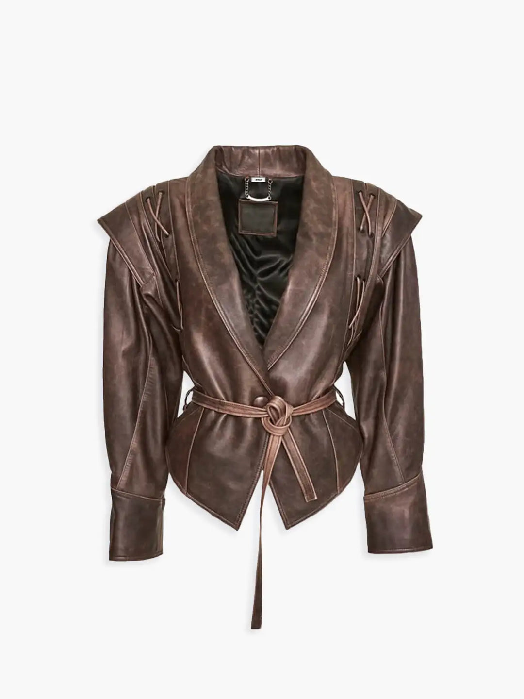 Lune London | Faux Leather Kimono Jacket