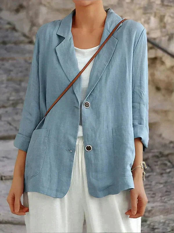 Lune London | Elegant Linen Blazer