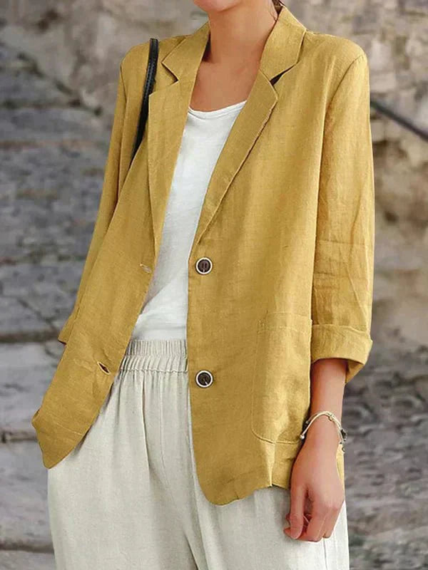 Lune London | Elegant Linen Blazer
