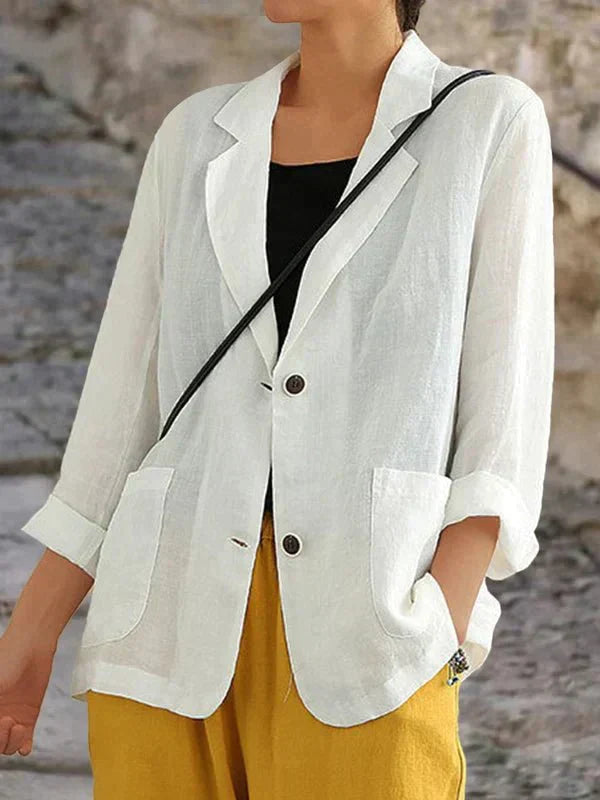 Lune London | Elegant Linen Blazer