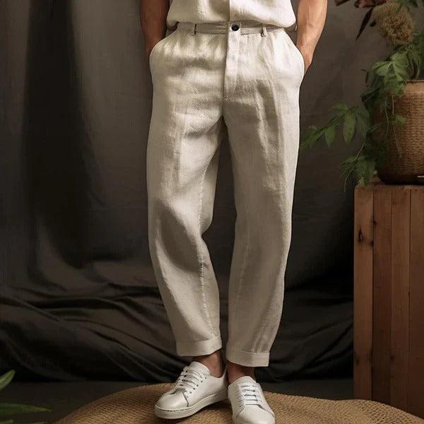 Lune London | Linen trousers men Light and Breathable