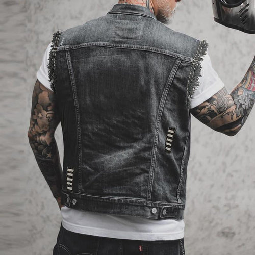 Lune London | Denim Vest for Men Casual Versatile & Comfortable