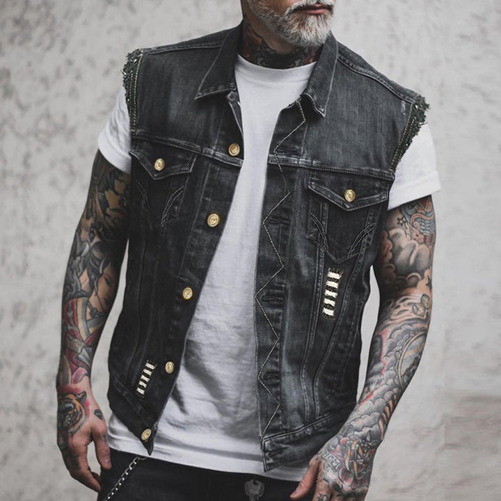 Lune London | Denim Vest for Men Casual Versatile & Comfortable