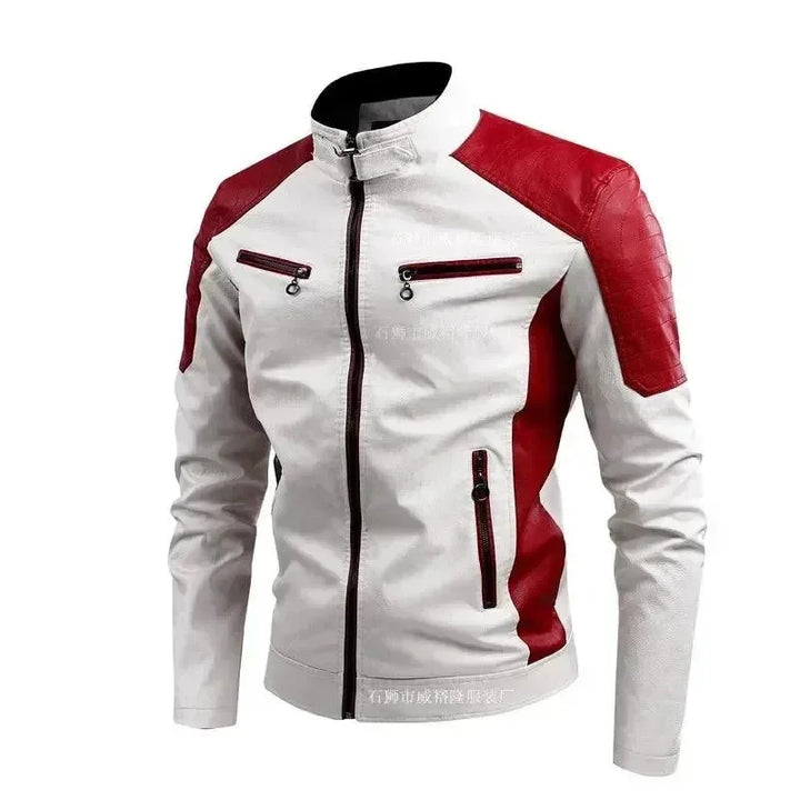 Lune London | Stylish Slim-Fit Men's Leather Biker Jacket