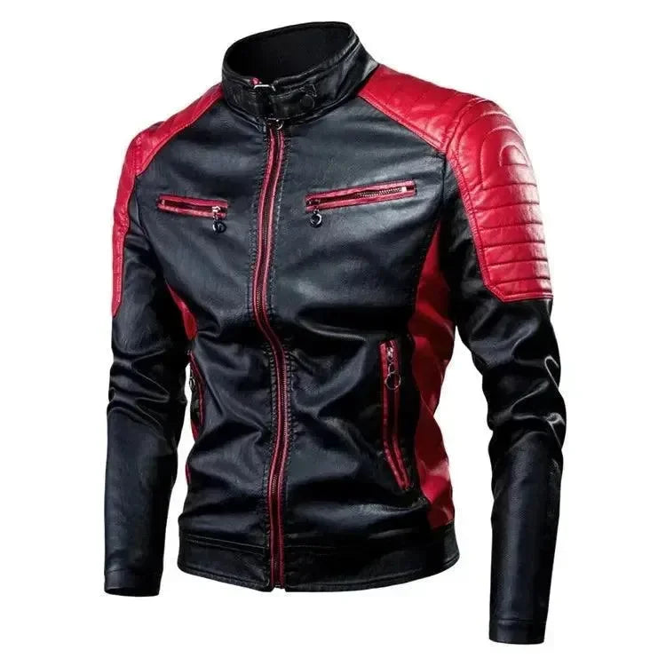 Lune London | Stylish Slim-Fit Men's Leather Biker Jacket