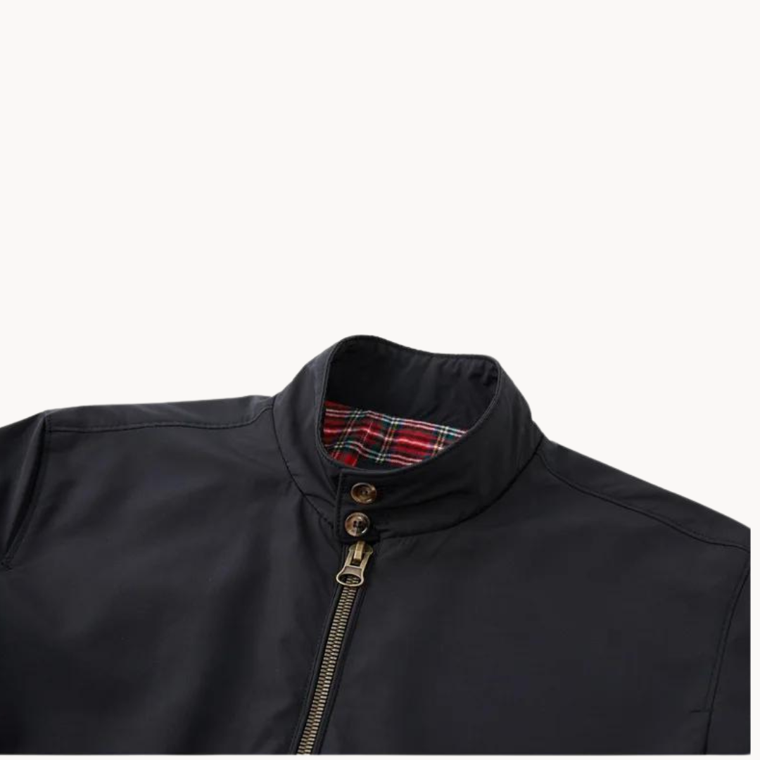 Lune London | Men's Camden Heritage Harrington Jacket - Tartan Pattern Lined