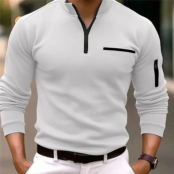 Lune London | Men's Polo with Zipper