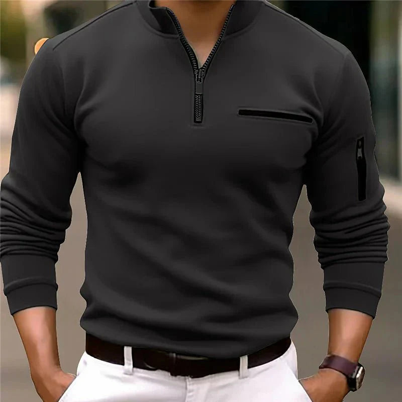 Lune London | Men's Polo with Zipper