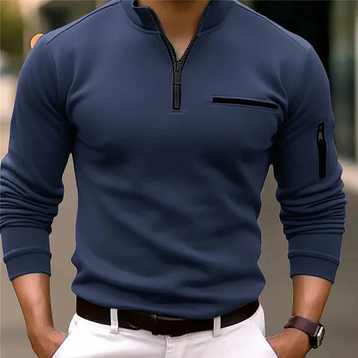 Lune London | Men's Polo with Zipper