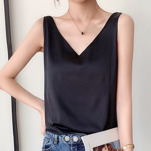 Lune London | Women's Tank Top Made Of Soft Silk