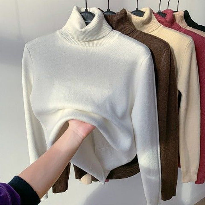 Lune London | Turtleneck Sweater - Soft Fleece Lining - Warm and Elegant for Fall and Winter