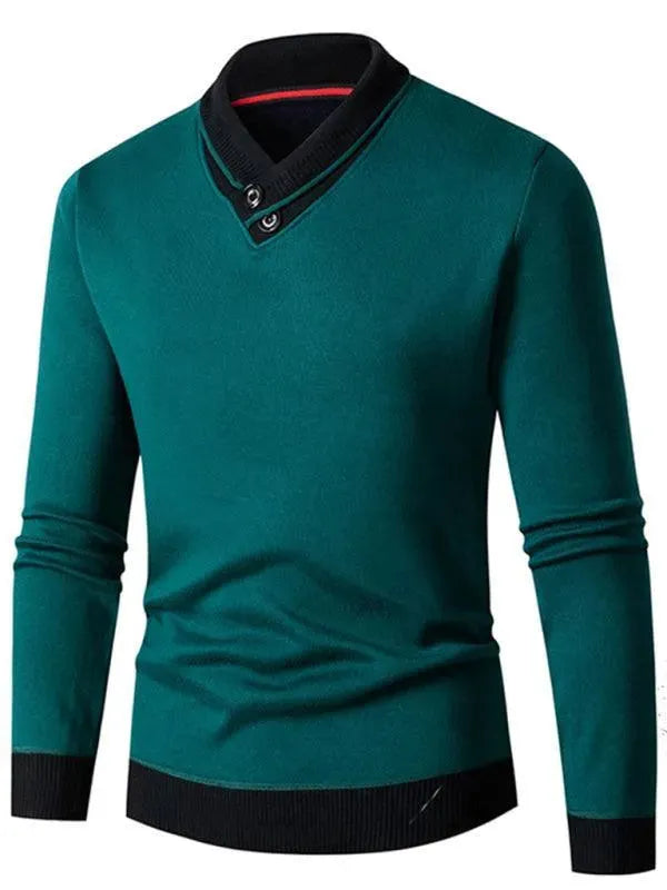 Lune London | Slim Fit V-Neck Men's Sweater