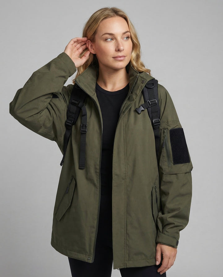 Lune London | Oversized Waterproof Zipped Jacket