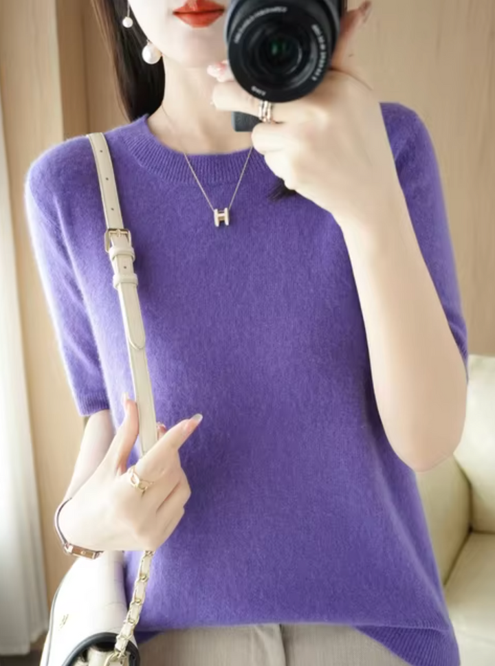 Lune London | Short-Sleeved Wool Sweater