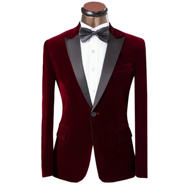 Lune London | Men's summer jacket with tailored fit and contrasting lapel