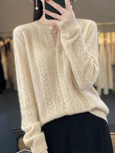 Lune London | 100% Wool Cardigan