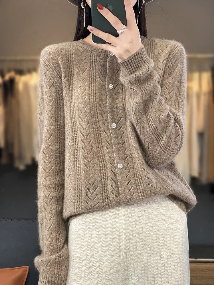 Lune London | 100% Wool Cardigan