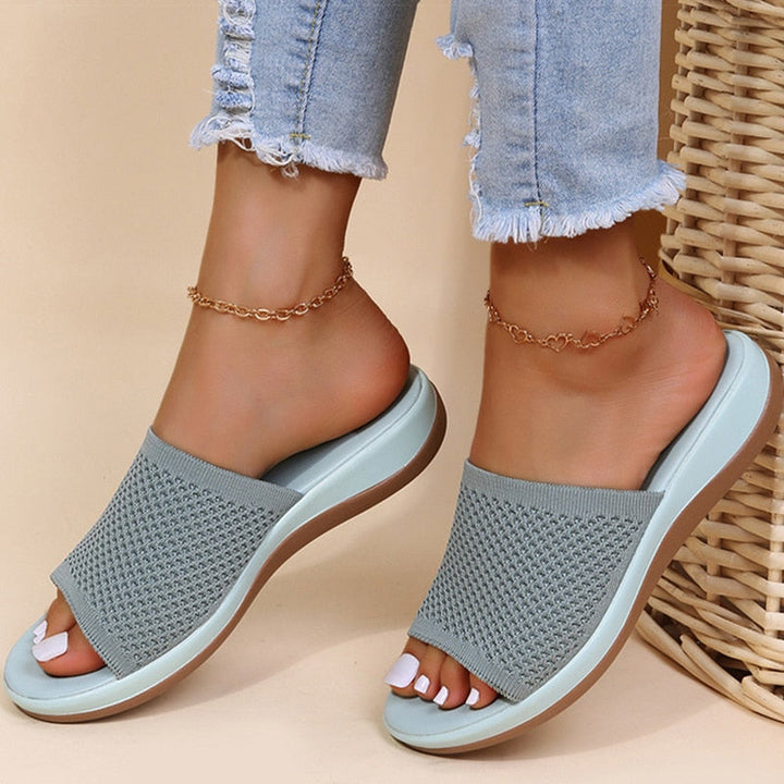 Lune London | Women's Mesh Comfort Slippers Soft Supportive Breathable
