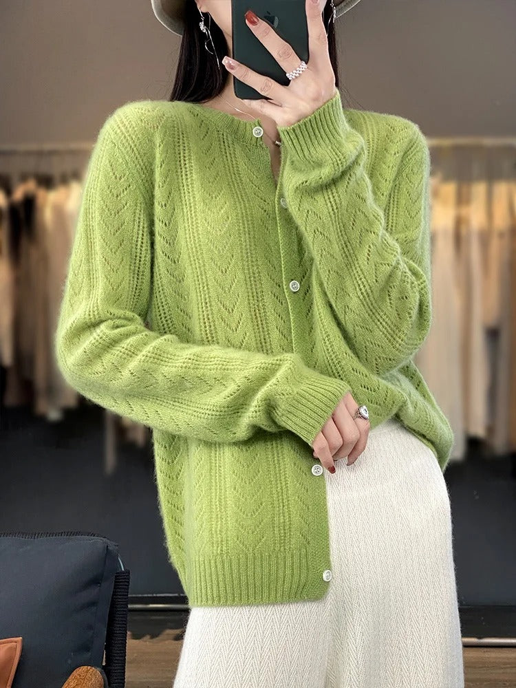 Lune London | 100% Wool Cardigan