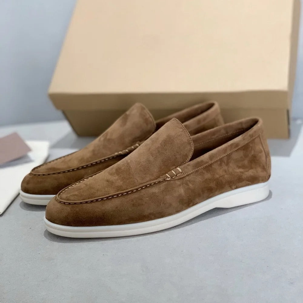 Lune London | Suede Loafers