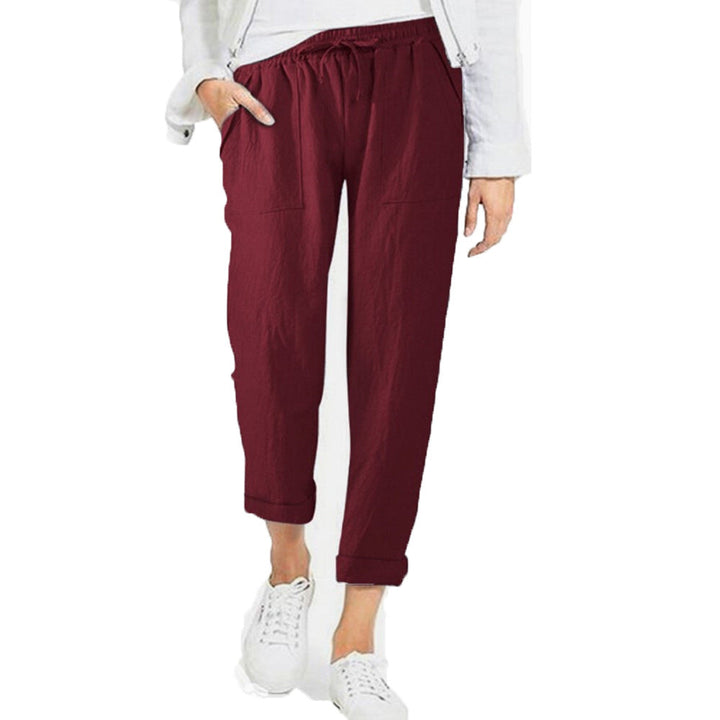 Lune London | Light Airy Casual Pants with Elastic Waistband