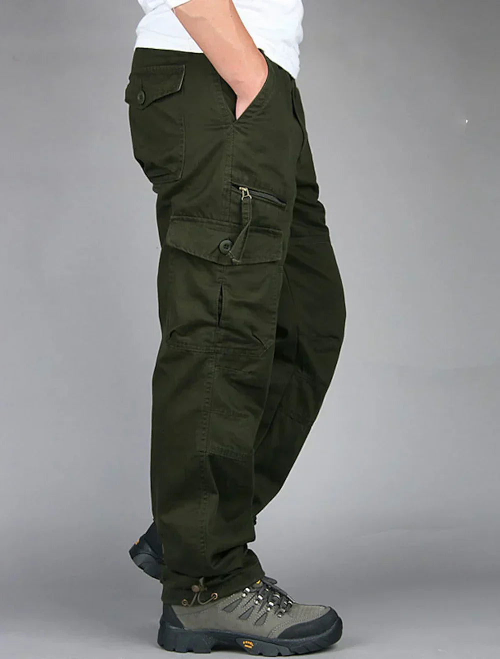 Chic Und Stil | Unique Straight Cargo Pants for Men