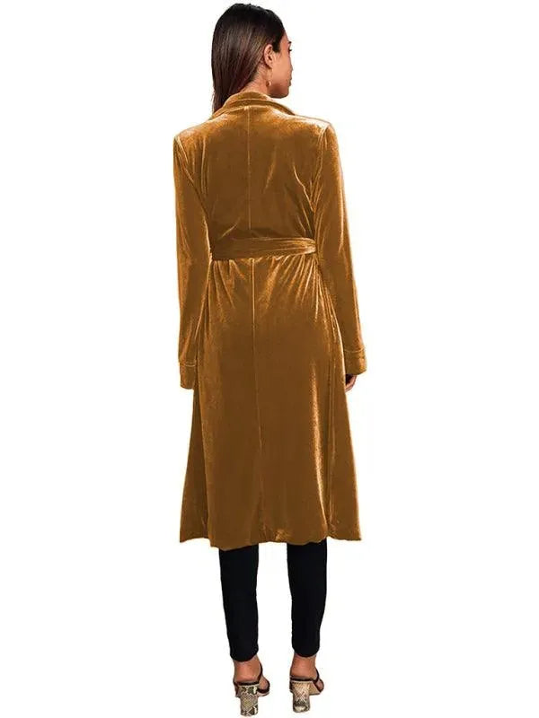 Lune London | Velvet Long Blazer Women's Coat