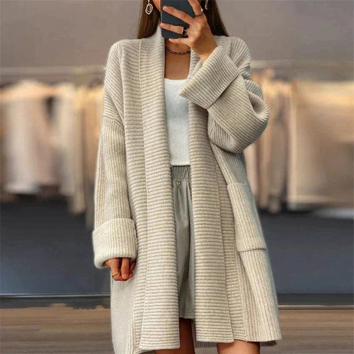 Lune London | Knit Knit Jacket Open Front Plus Size Knit Jacket