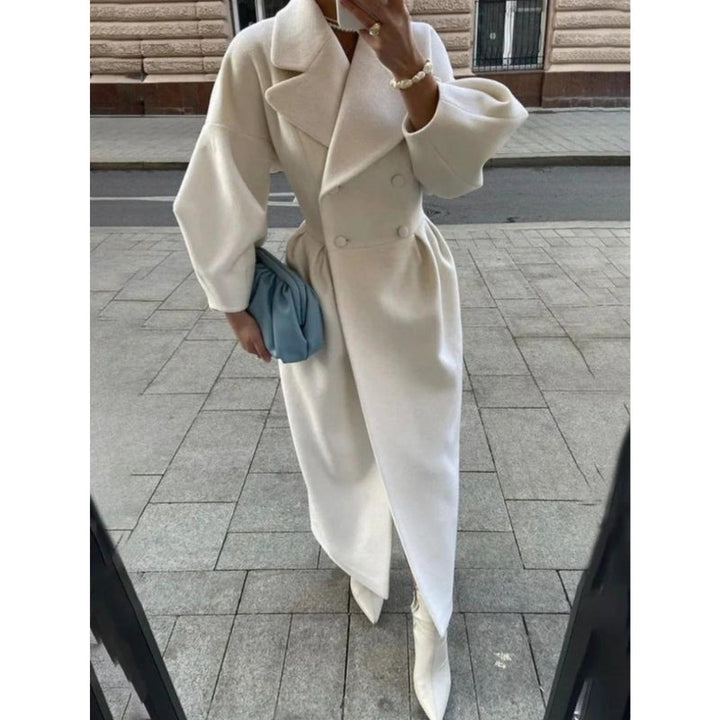 Lune London | Long coat - Double-breasted - Elegant cut - Notched collar - Tailored fit