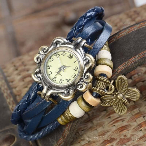 Lune London | Women's Accessory Watch with Vintage Flower Bracelet