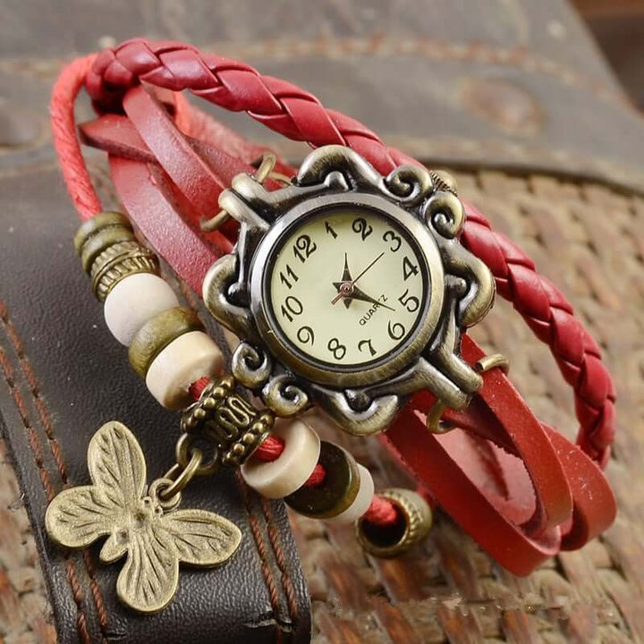 Lune London | Women's Accessory Watch with Vintage Flower Bracelet