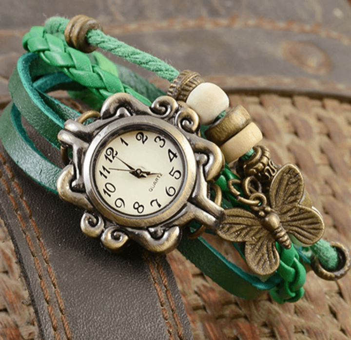 Lune London | Women's Accessory Watch with Vintage Flower Bracelet
