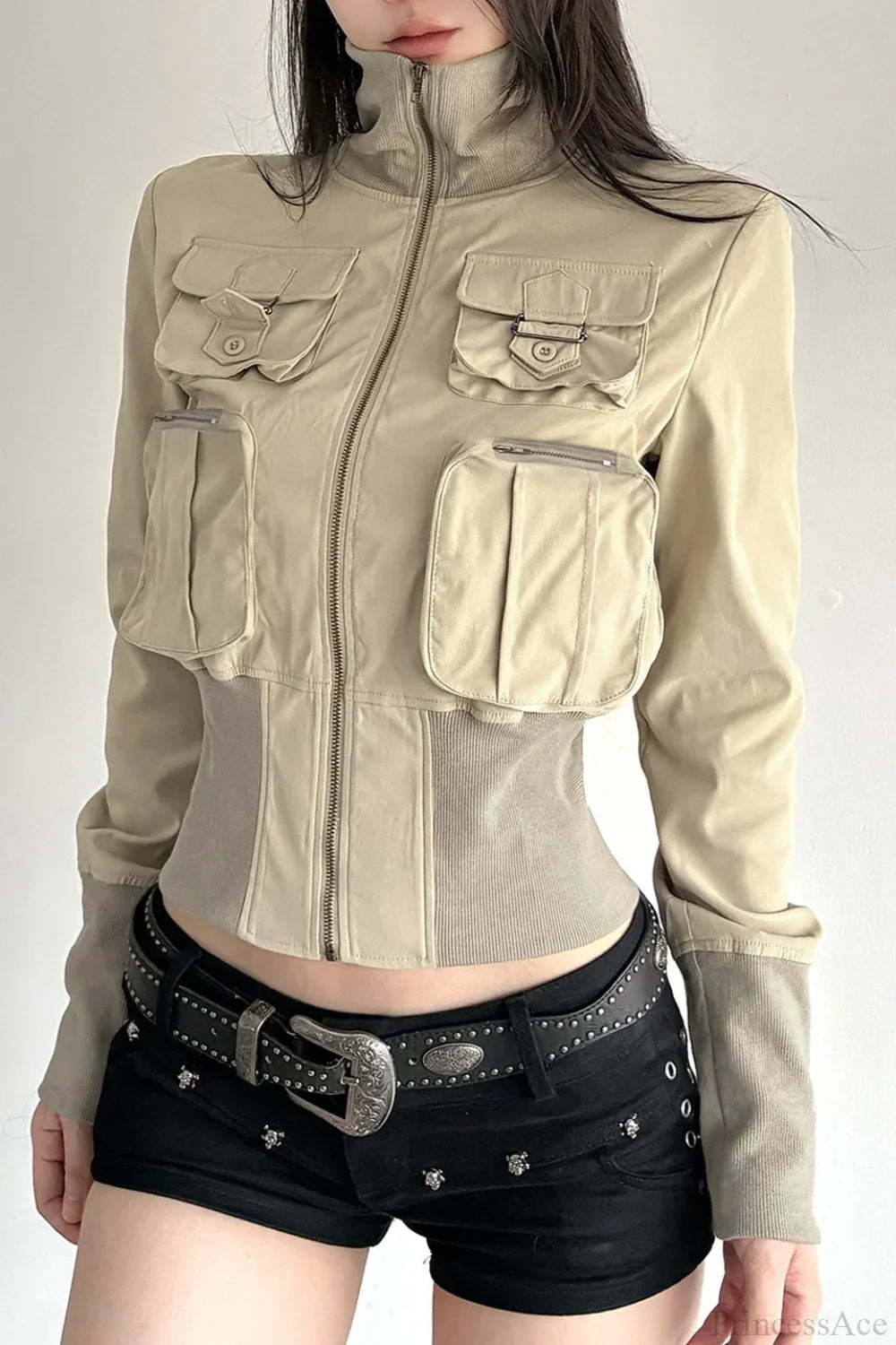 Lune London | Utility Long Sleeve Rib Jacket