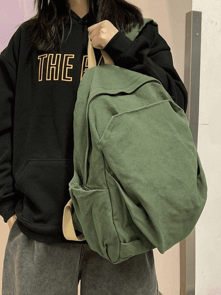 Lune London | Vintage Wash College School Backpack