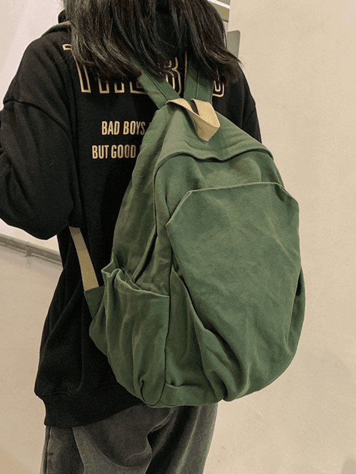 Lune London | Vintage Wash College School Backpack