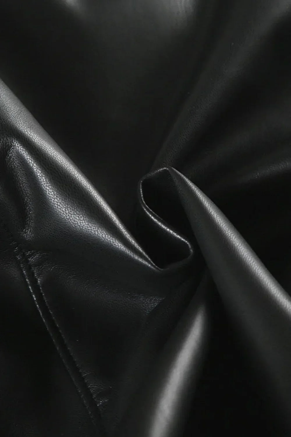 Lune London | Y2K Fur Collar Leather Waist - Ruching Jacket