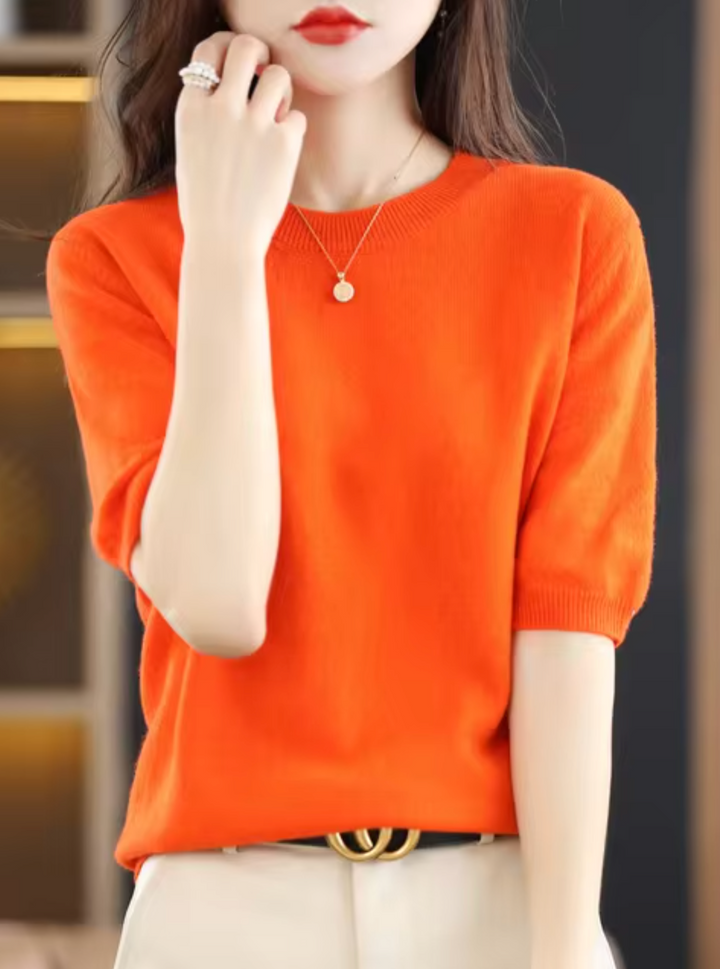 Lune London | Short-Sleeved Wool Sweater