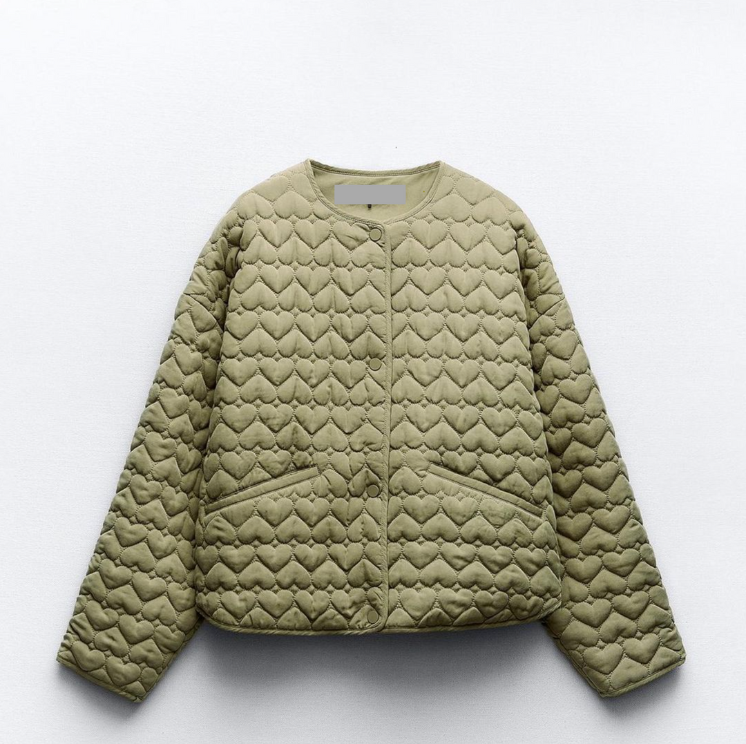 Lune London | Padded jacket with heart design