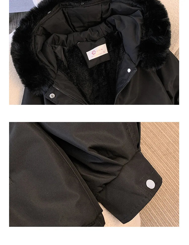 Lune London | Warm Puffer Jacket for Women with Detachable Collar