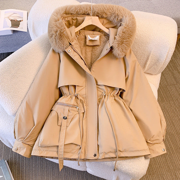 Lune London | Warm Puffer Jacket for Women with Detachable Collar