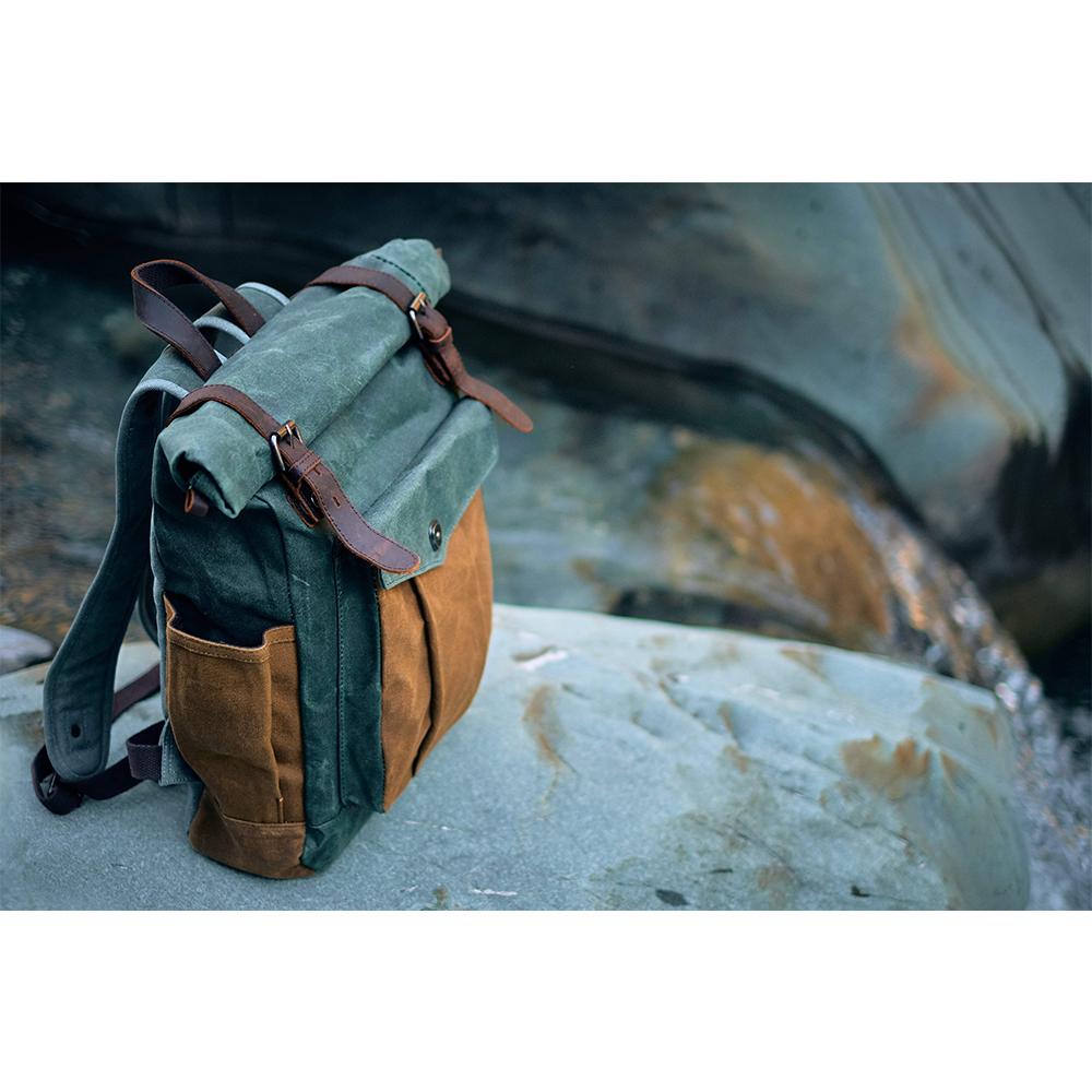 Lune London | Canvas Rolltop Rucksack - Lundastyle - Sustainable and Stylish for Adventurers