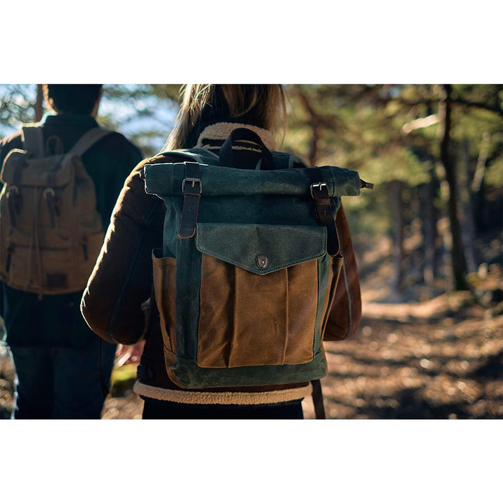 Lune London | Canvas Rolltop Rucksack - Lundastyle - Sustainable and Stylish for Adventurers