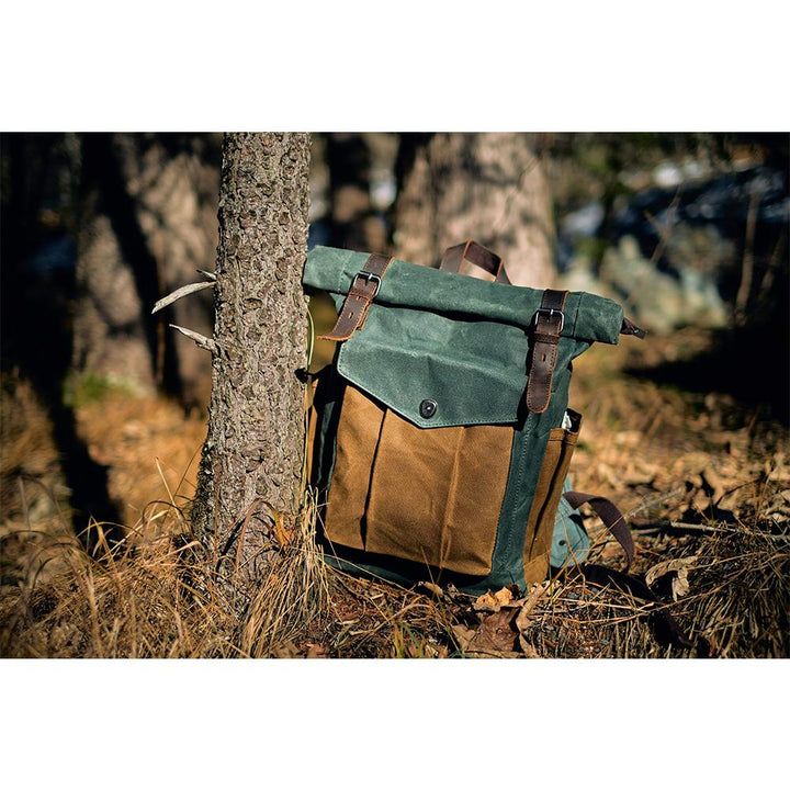 Lune London | Canvas Rolltop Rucksack - Lundastyle - Sustainable and Stylish for Adventurers