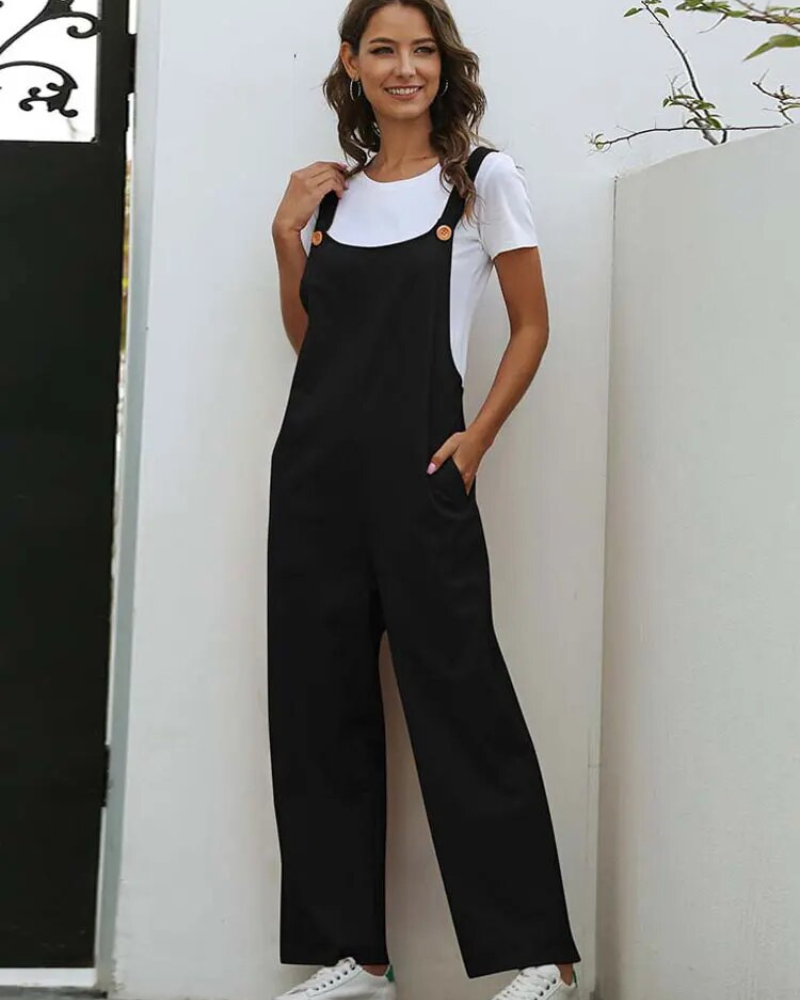 Lune London | White Overalls Women Casual