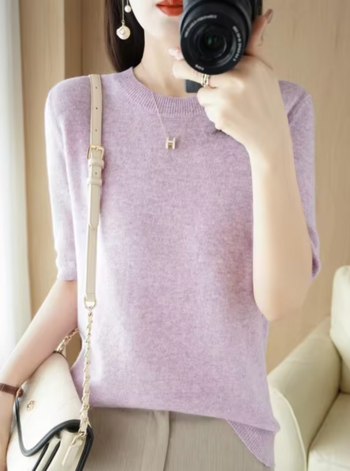 Lune London | Short-Sleeved Wool Sweater