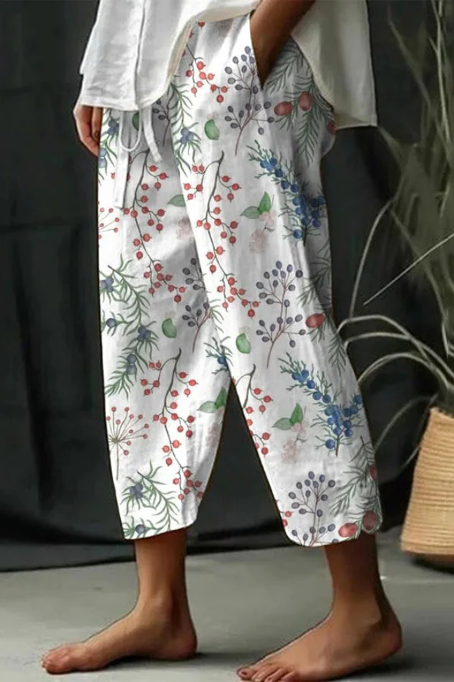 Lune London | Casual Unique Printed Button Pocket Pants
