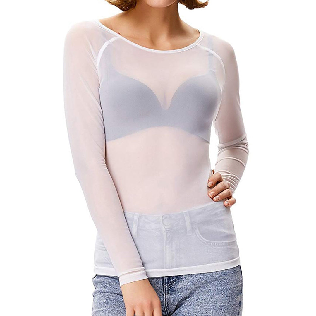 Lune London | Seductive Sheer Top with Long Sleeves for Women