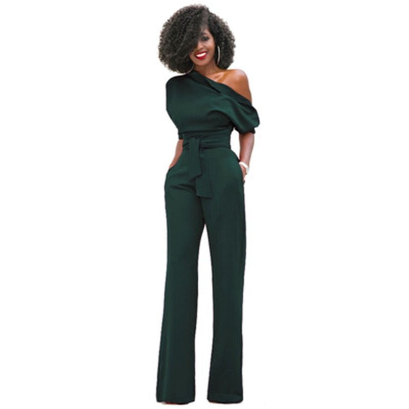 Lune London | Strapless, Elegant Jumpsuit with Belt for Women
