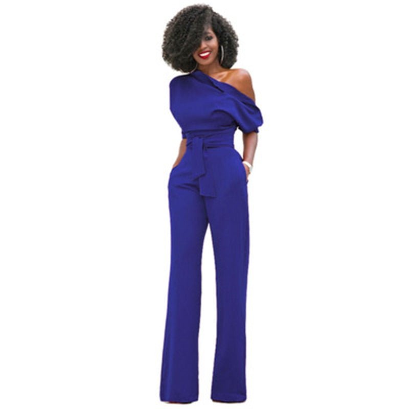 Lune London | Strapless, Elegant Jumpsuit with Belt for Women